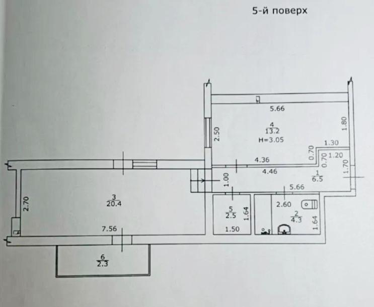 квартира, 1-кімн., Харьков, Павлово Поле, Деревянко