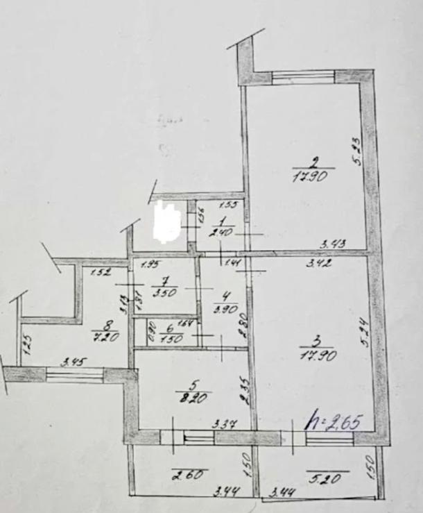 квартира, 3-кімн., Харьков, Павловка, Лопанская ул.