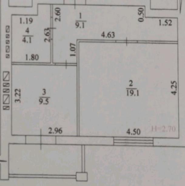 квартира, 1-кімн., Харьков, Салтовка, Салтовское шоссе