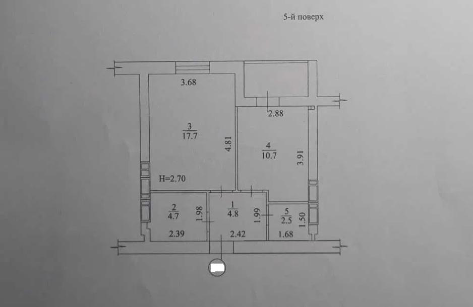 квартира, 1-кімн., Харьков, Журавлевка, Борткевича