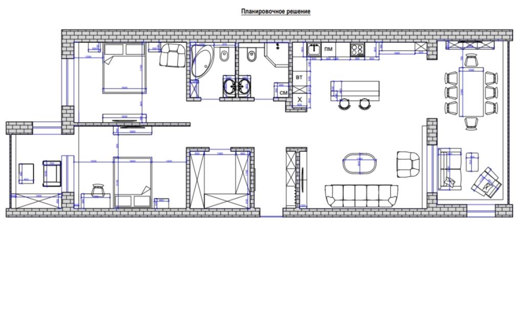 квартира, 3-кімн., Харьков, 519м/р, Партизанский пер.