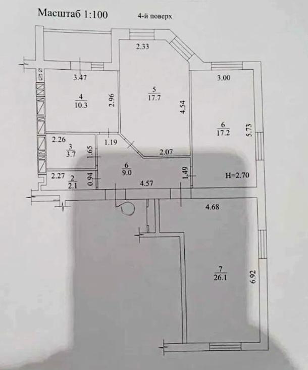квартира, 3-кімн., Харьков, Холодная Гора, Черновский пер. (Володарск.пер)