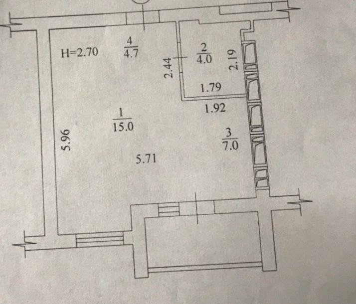 квартира, 1-кімн., Харьков, 519м/р, Академика Барабашова