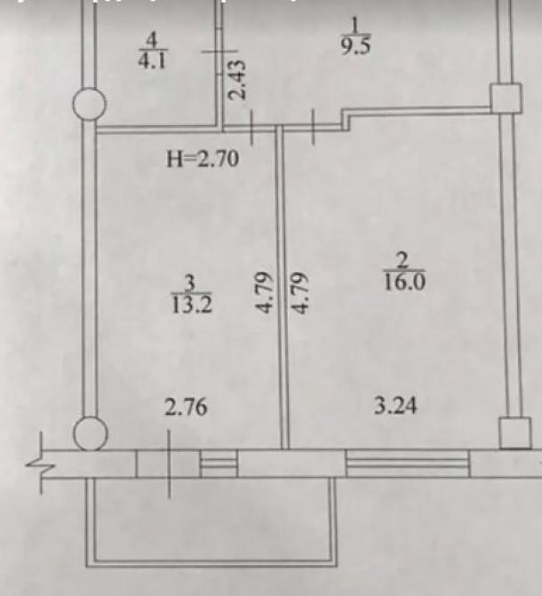 квартира, 1-кімн., Харьков, 1 Северная Салтовка, Гвардейцев Широнинцев