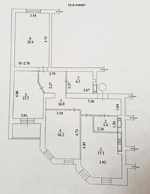 квартира, 5-кімн., Харьков, Павлово Поле, Профессорская