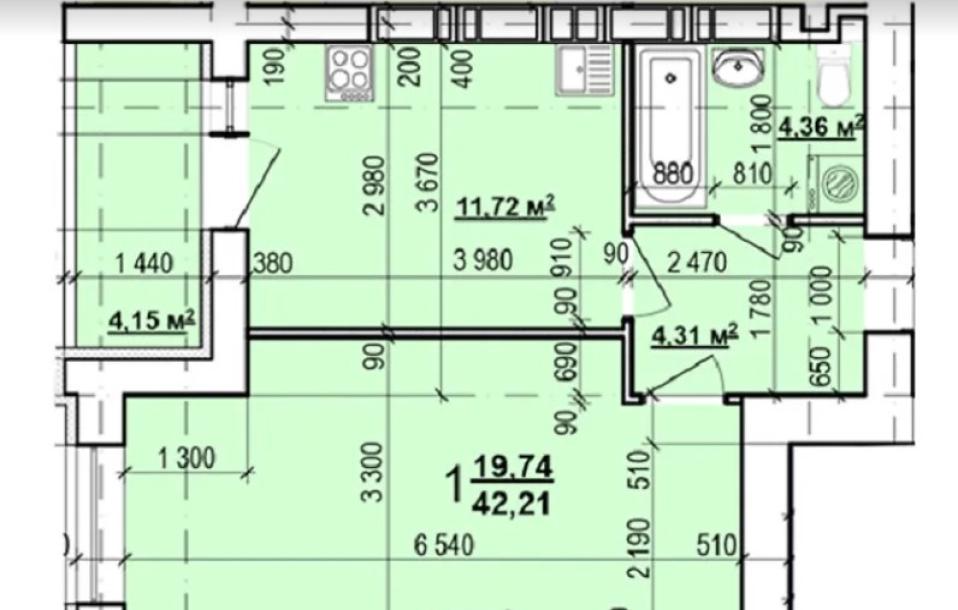 квартира, 1-кімн., Харьков, ХТЗ, Героев Харькова пр-т