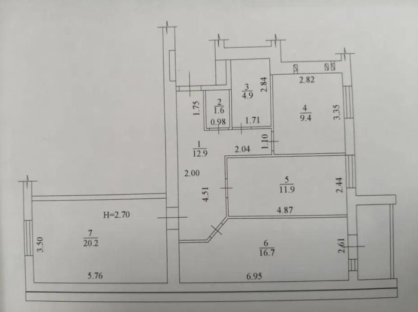 квартира, 3-кімн., Харьков, ХТЗ, Мира