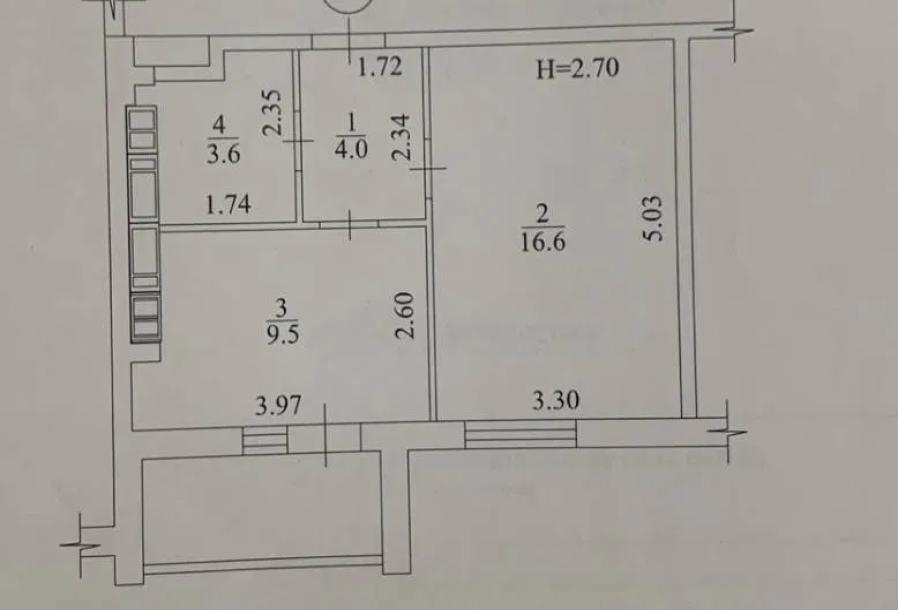 квартира, 1-кімн., Харьков, ХТЗ, Мира
