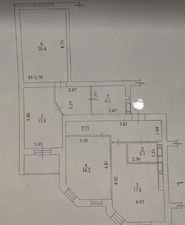 квартира, 3-кімн., Харьков, Павлово Поле, Профессорская