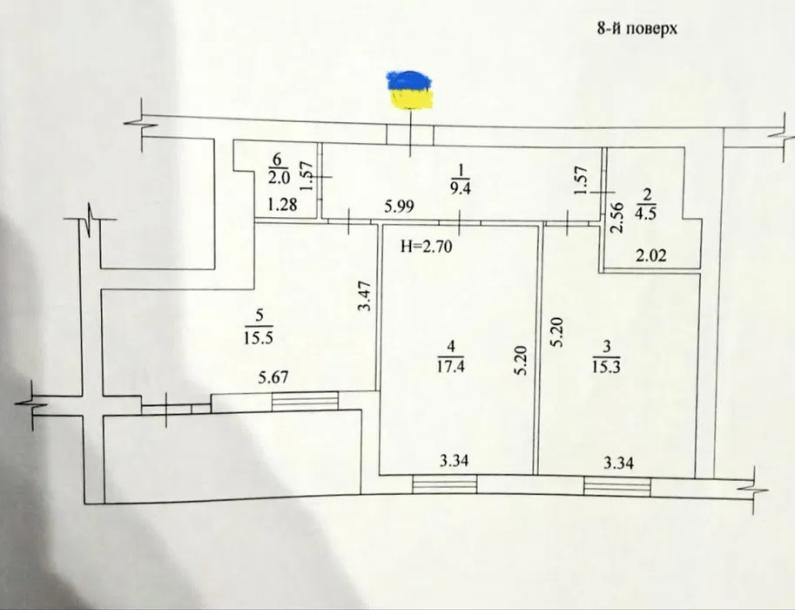 квартира, 2-кімн., Харьков, Холодная Гора, Полтавский Шлях