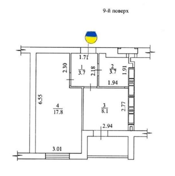 квартира, 1-кімн., Харьков, Журавлевка, Борткевича
