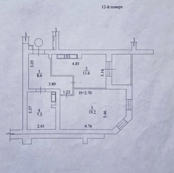 квартира, 1-кімн., Харьков, Павлово Поле, Профессорская