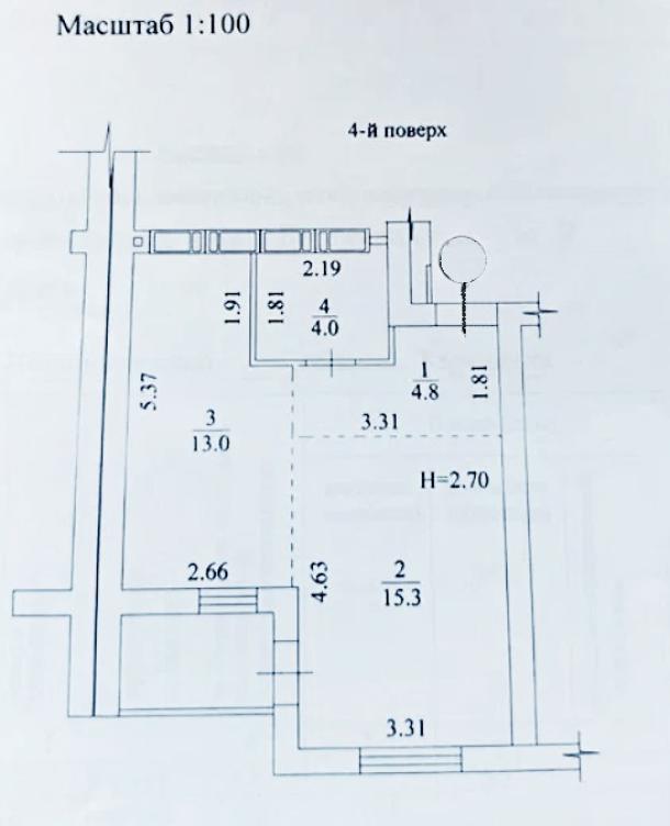 квартира, 1-кімн., Харьков, Журавлевка, Борткевича