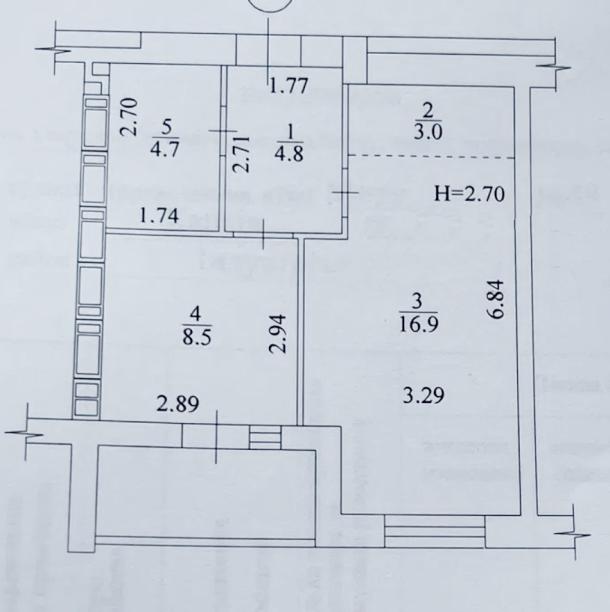 квартира, 1-кімн., Харьков, ХТЗ, Мира