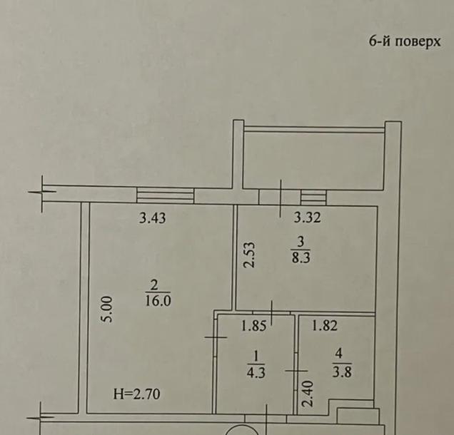 квартира, 1-кімн., Харьков, ХТЗ, Мира