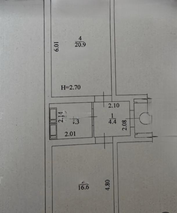 квартира, 1-кімн., Харьков, Холодная Гора, Полтавский Шлях