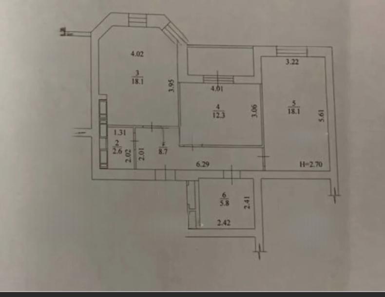 квартира, 2-кімн., Харьков, Павлово Поле, Профессорская