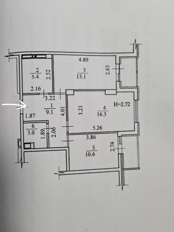 квартира, 2-кімн., Харьков, 524м/р, Академика Павлова