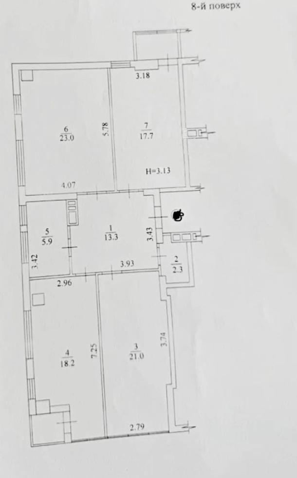 квартира, 3-кімн., Харьков, Павловка, Сухумская