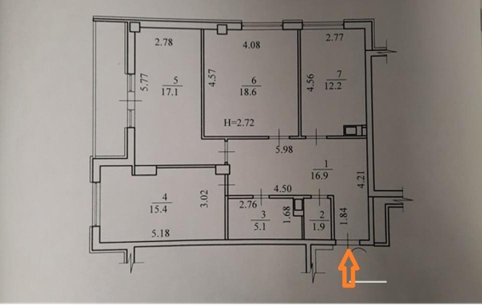 квартира, 3-кімн., Харьков, 524м/р, Академика Павлова