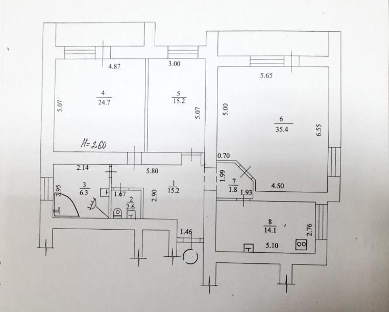 квартира, 3-кімн., Харьков, 608м/р, Академика Павлова