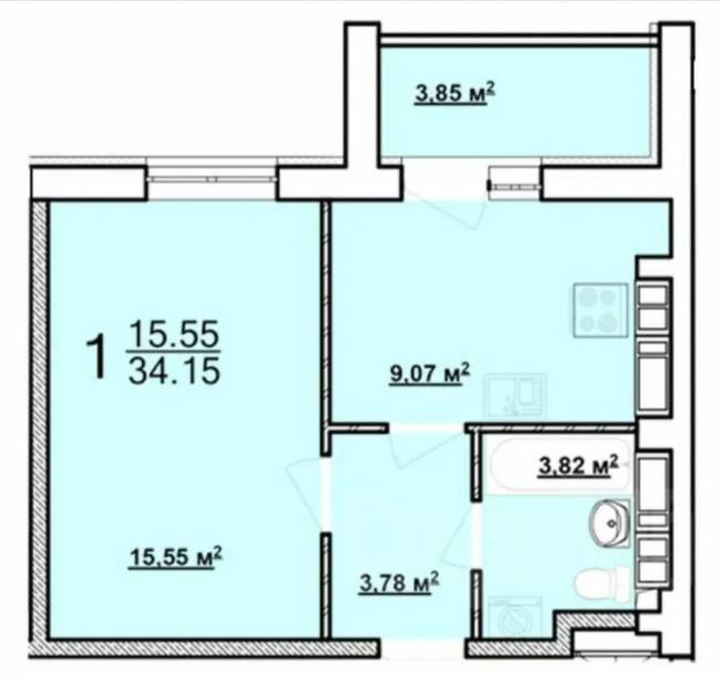 квартира, 1-кімн., Харьков, Холодная Гора, Черновский пер. (Володарск.пер)