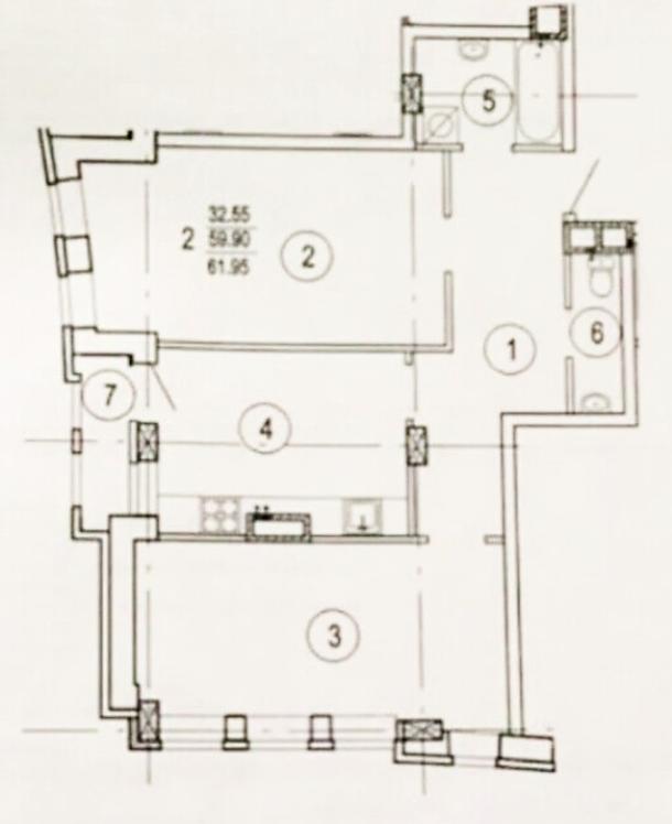 квартира, 2-кімн., Харьков, 1 Северная Салтовка, Гвардейцев Широнинцев