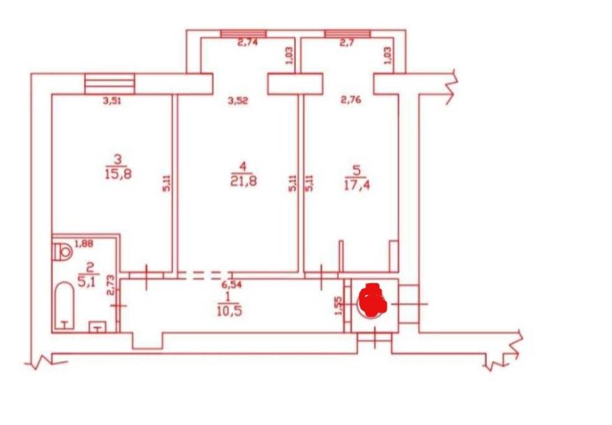 квартира, 3-кімн., Харьков, 605м/р, Тракторостроителей просп.