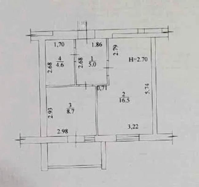 квартира, 1-кімн., Харьков, 625м/р, Драгоманова (Раковского)