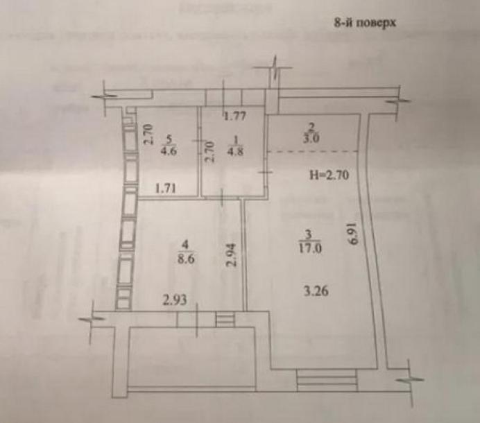 квартира, 1-кімн., Харьков, ХТЗ, Мира