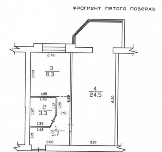 квартира, 1-кімн., Харьков, Павловка, Мирная