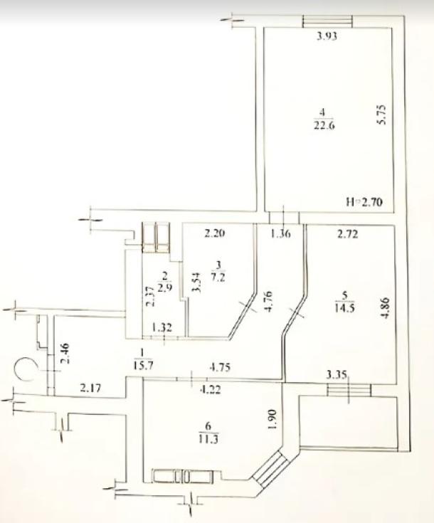 квартира, 2-кімн., Харьков, Павлово Поле, Профессорская