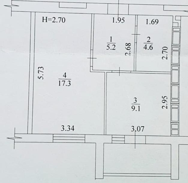 квартира, 1-кімн., Харьков, ХТЗ, Мира