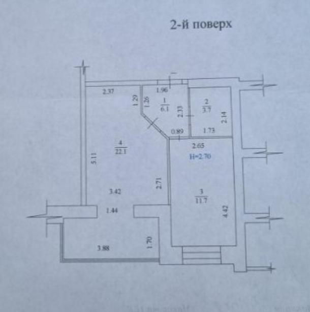 квартира, 1-кімн., Харьков, Павловка, Мирная