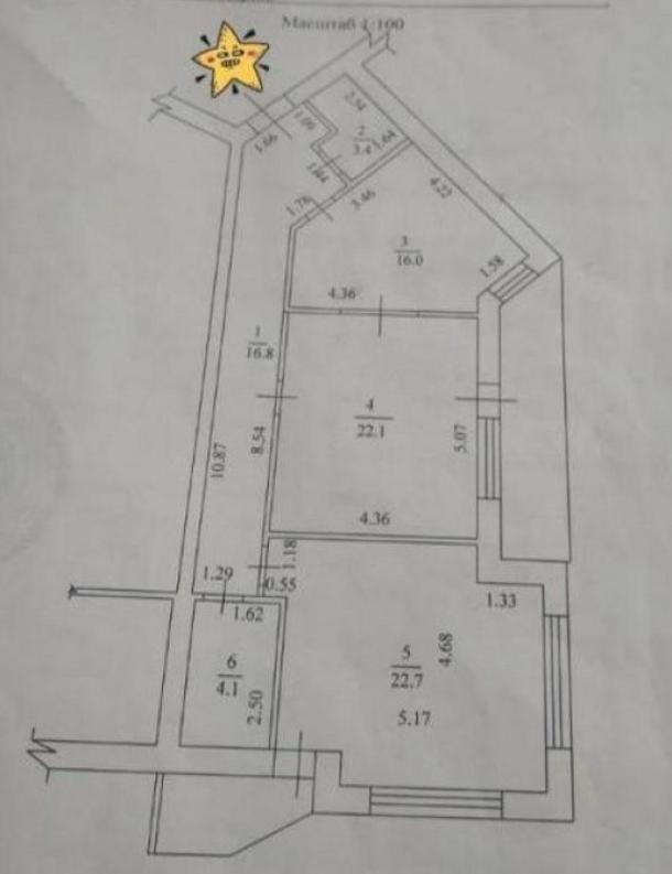 квартира, 2-кімн., Харьков, Южный Вокзал, Большая Панасовская