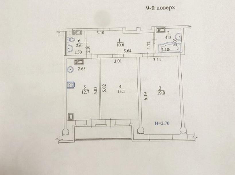 квартира, 2-кімн., Харьков, Алексеевка, Мирослава Мыслы (Целиноградская)