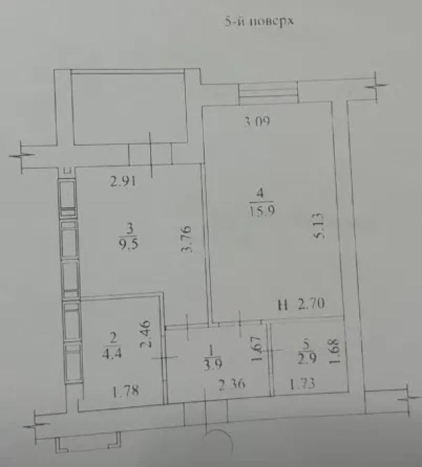 квартира, 1-кімн., Харьков, Журавлевка, Борткевича