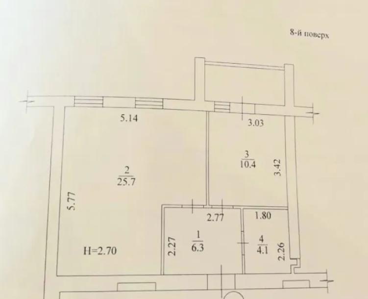 квартира, 1-кімн., Харьков, ХТЗ, Мира