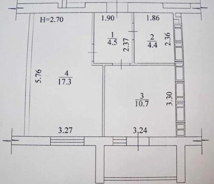 квартира, 1-кімн., Харьков, ХТЗ, Мира