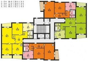 Планировки квартир в 16-ти этажке